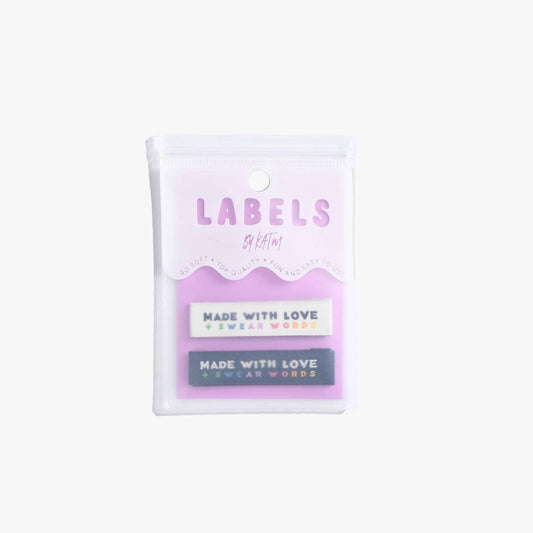 Made With Love & Swear Words Labels by KATM