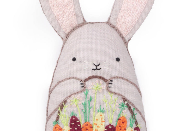 Bunny Embroidery Kit by Kiriki Press