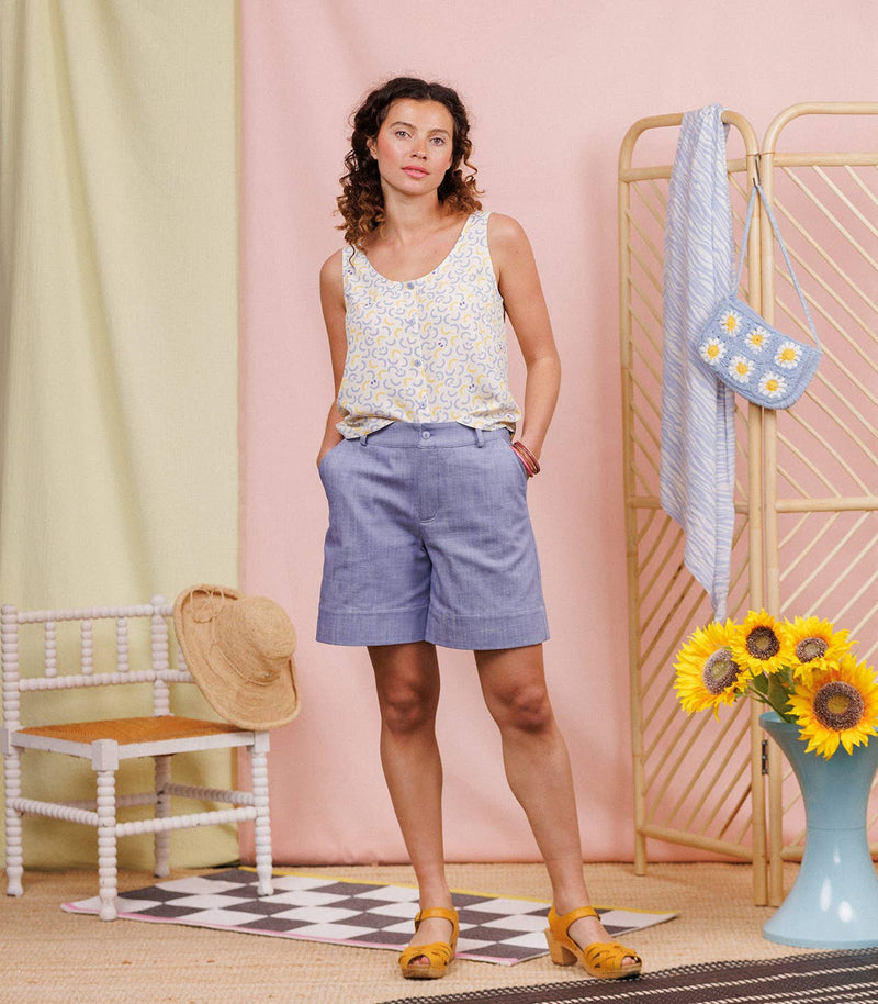 Goélette Trousers/Shorts Printed Sewing Pattern by Cousette (PAPER)